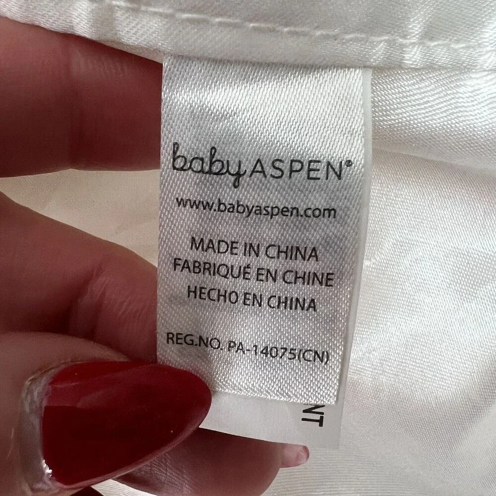 Baby‎ Aspen Bedtime Blessings Prayer Lamb Rattle Lovie Security Blanket Lovey